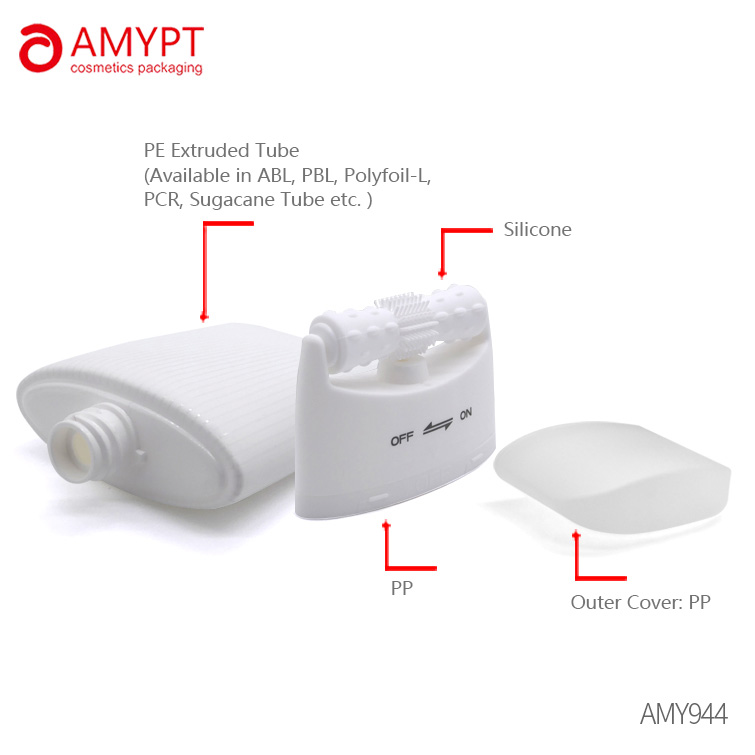Tubo vuoto personalizzato per cosmetici con lozione per testa a rullo speciale per tubo in plastica da 150 ml